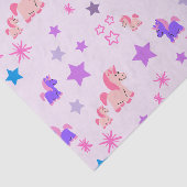 Gewebspapier Unikorn und Sterne Seidenpapier (Ausschnitt)