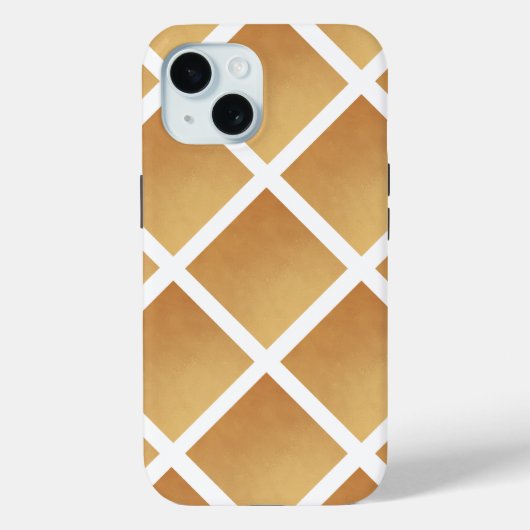 Gewebte Brauntöne  Case-Mate iPhone Hülle (Rückseite)