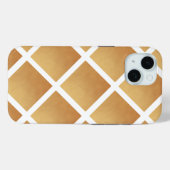 Gewebte Brauntöne  Case-Mate iPhone Hülle (Rückseite (Horizontal))