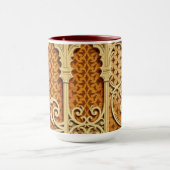 Gewebte islamische Texturen | Kinematischer Erdtön Tasse (Zentrum)