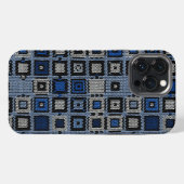 gewebte Quadrate iPhone Hülle (Rückseite (Horizontal))
