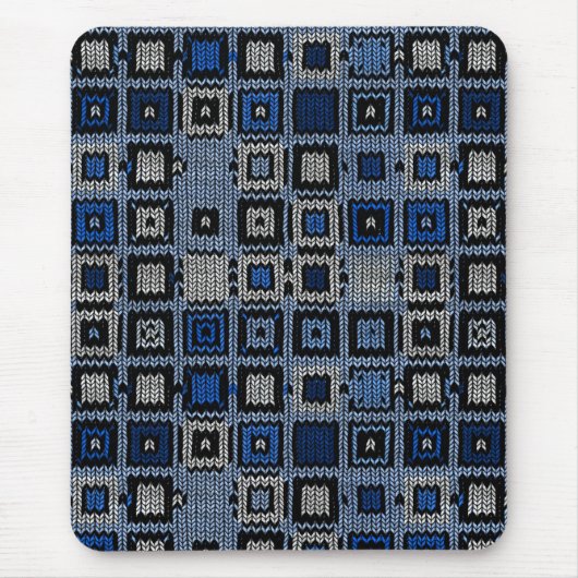 gewebte Quadrate Mousepad (Vorne)