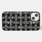 Gewebte Schwerter iPhone Hülle (Rückseite (Horizontal))