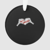 Gewebte Skelettfaust Ornament (Vorderseite)