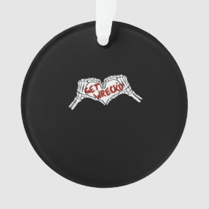 Gewebte Skelettfaust Ornament