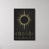 Gewebte Solare Essenz Fine Art Leinwand (Vorderseite)