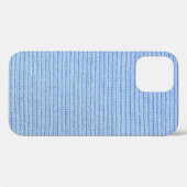 Gewebte Stoffstruktur, echtes Tuch. Case-Mate iPhone Hülle (Rückseite (Horizontal))