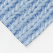 Gewebte Stoffstruktur, echtes Tuch. Fleecedecke (Ecke)