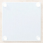 Gewebte Stoffstruktur, echtes Tuch. Glasuntersetzer (Rückseite)