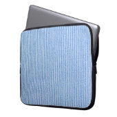 Gewebte Stoffstruktur, echtes Tuch. Laptopschutzhülle (Vorderseite Links)
