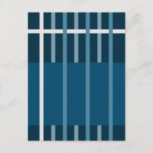 Gewebte Streifen 1 Postkarte