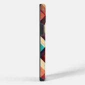 Gewebtes Holz abstrakt iPhone Hülle (Rechte Seite)