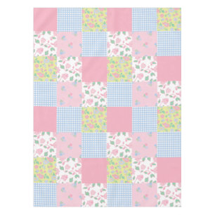 Gewebtes Patchwork-Tabellentuch Tischdecke