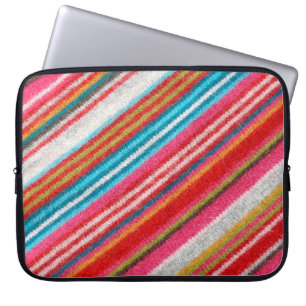 Gewebtes Wollgewebe. Mehr Stoffe in meinem Hafen. Laptopschutzhülle
