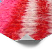 Gewebtes Wollgewebe. Mehr Stoffe in meinem Hafen. Poster (Ecke)