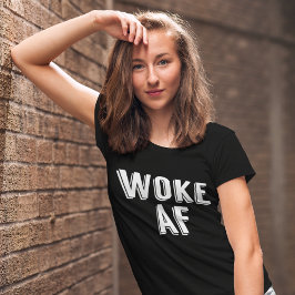 Geweckt AF Funny Pop Culture Women's T-Shirt