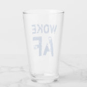 Geweckt AF - Progressive Politik Glas (Rückseite)