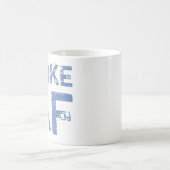 Geweckt AF - Progressive Politik Kaffeetasse (Mittel)