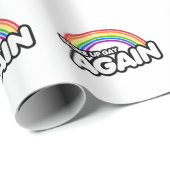 Geweckt Aufwärtstrend Geschenkpapier (Rolleneckpunkt)