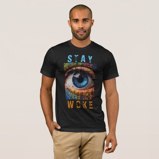 "Geweckt" Augen-T - Shirt (Vorne ganz)