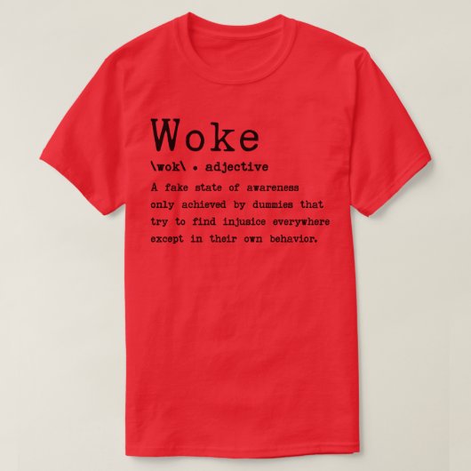 Geweckt Bedeutung 3 T-Shirt (Design vorne)