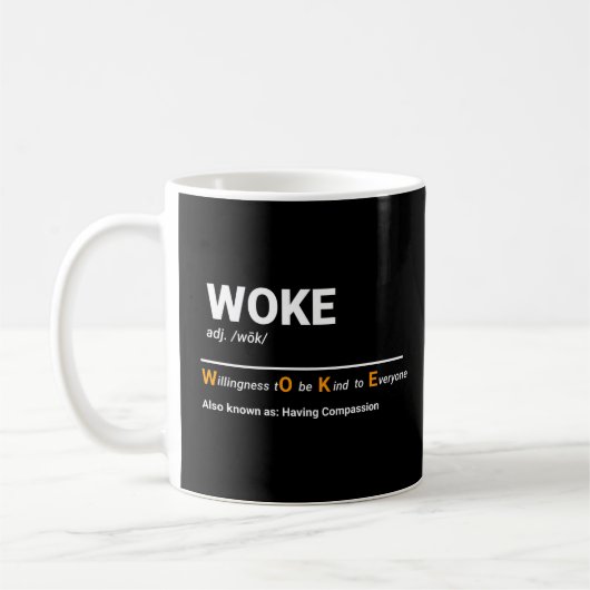 Geweckt - Bereitschaft, gütig zu sein Kaffeetasse (Links)