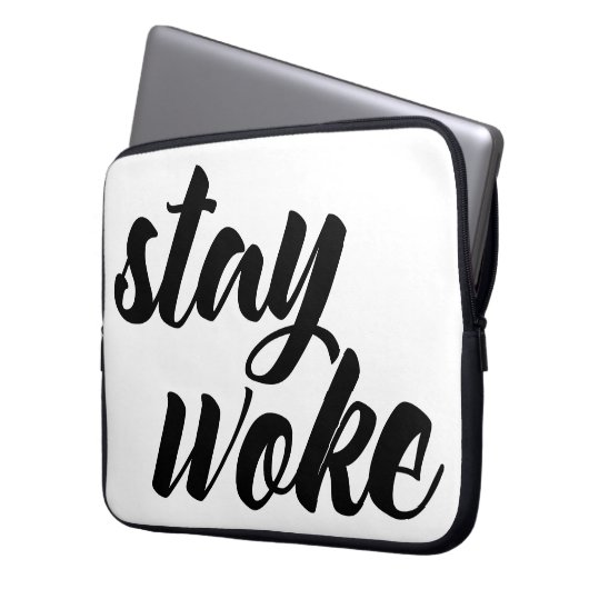 Geweckt bleibe laptopschutzhülle (Vorderseite Links)