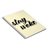 Geweckt bleibe notizblock (Rechte Seite)