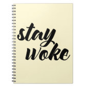 Geweckt bleibe notizblock (Vorderseite)