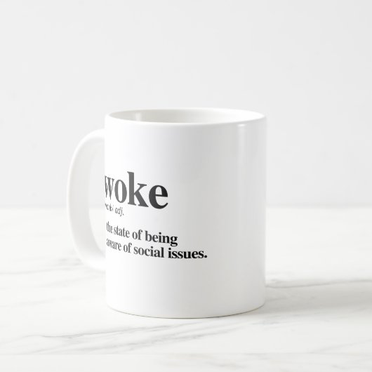 Geweckt Definition Kaffeetasse (Vorderseite Links)