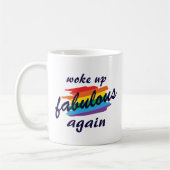 Geweckt Fabulous wieder lustiger Gay Pride Kaffeetasse (Links)