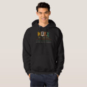 Geweckt Funny Definition Funny Zitat Hoodie (Vorne ganz)