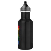 Geweckt Gay wieder - Funny LGBTQ+ Prix Edelstahlflasche (Rechts)