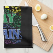 Geweckt Gay wieder - Funny LGBTQ+ Prix Geschirrtuch (Viertel Falte)