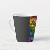 Geweckt Gay wieder - Funny LGBTQ+ Prix Milchtasse (Linke Ecke)