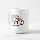 Geweckt Gay wieder Kaffeetasse (Vorderseite Links)