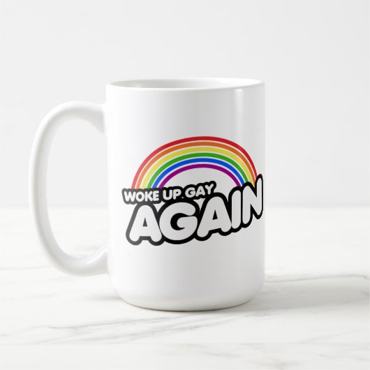 Geweckt Gay wieder Kaffeetasse (Links)