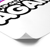 Geweckt Gay wieder Poster (Ecke)