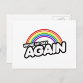 Geweckt Gay wieder Postkarte (Vorne/Hinten)