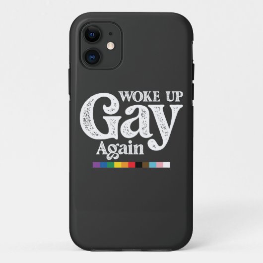 Geweckt Gay wieder unterstützen LGBT Prix Case-Mate iPhone Hülle (Rückseite)
