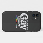 Geweckt Gay wieder unterstützen LGBT Prix Case-Mate iPhone Hülle (Rückseite (Horizontal))