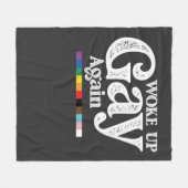 Geweckt Gay wieder unterstützen LGBT Prix Fleecedecke (Vorderseite (Horizontal))