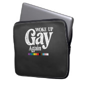 Geweckt Gay wieder unterstützen LGBT Prix Laptopschutzhülle (Vorderseite Links)