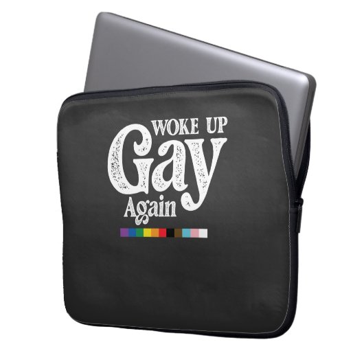 Geweckt Gay wieder unterstützen LGBT Prix Laptopschutzhülle (Vorderseite Links)