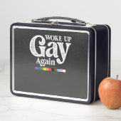 Geweckt Gay wieder unterstützen LGBT Prix Metall Brotdose (Beispiel)