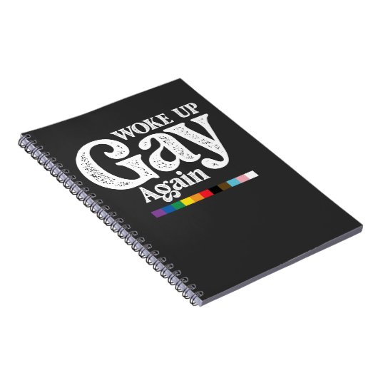 Geweckt Gay wieder unterstützen LGBT Prix Notizblock (Rechte Seite)