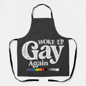 Geweckt Gay wieder unterstützen LGBT Prix Schürze (Vorderseite)