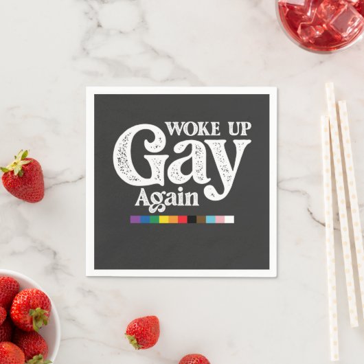 Geweckt Gay wieder unterstützen LGBT Prix Serviette (Beispiel)