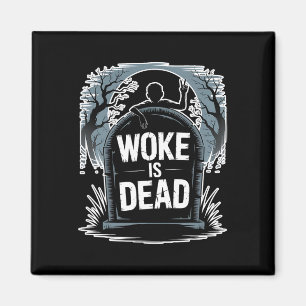 Geweckt ist Totes Halloween Graveyard Retro Horror Magnet