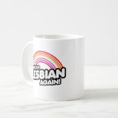 Geweckt Lesbian wieder Kaffeetasse (Vorderseite Links)
